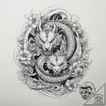 Tattoo sketch divine origin, tattoo flash she… – tattoo sketch (№1759881288_0, 07.10.2025 23:54) — tattoovalue.net