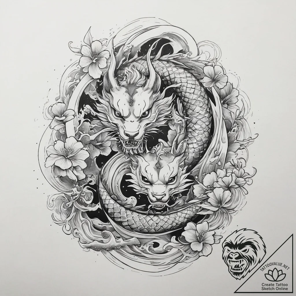 Tattoo sketch divine origin, tattoo flash she... - tattoo sketch (№1759881288_0, 07.10.2025 23:54) — tattoovalue.net