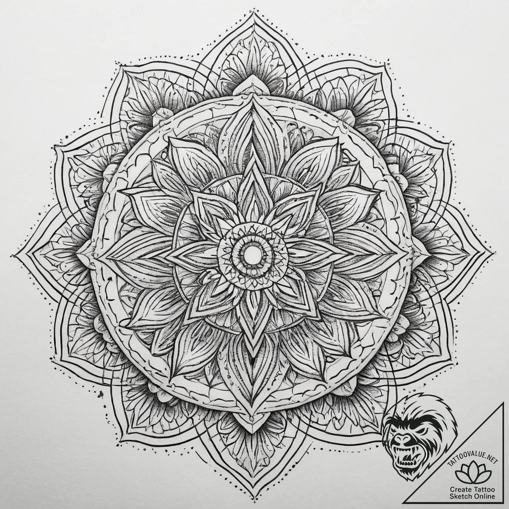 Tattoo sketch life, ink illustration for tatt... - tattoo sketch (№1759882368_0, 08.10.2025 00:12) — tattoovalue.net