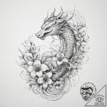 Tattoo sketch lily of the valley, artistic ta… – tattoo sketch (№1759883667_0, 08.10.2025 00:34) — tattoovalue.net