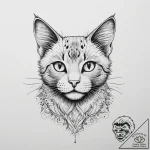 Tattoo sketch playful kitten tattoo, tattoo l… – tattoo sketch (№1759884963_0, 08.10.2025 00:56) — tattoovalue.net