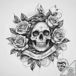 Tattoo sketch braid, tattoo sketch design, ro… – tattoo sketch (№1759887341_0, 08.10.2025 01:35) — tattoovalue.net