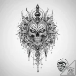 Tattoo sketch onyx – tattoo sketch (№1759887988_0, 08.10.2025 01:46) — tattoovalue.net