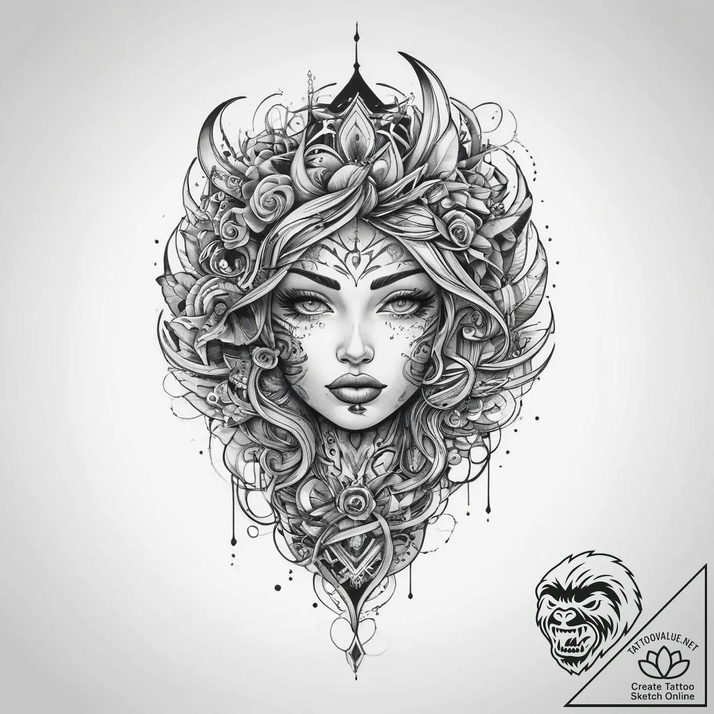 Tattoo sketch energy, tattoo line art, new sc... - tattoo sketch (№1759888420_0, 08.10.2025 01:53) — tattoovalue.net