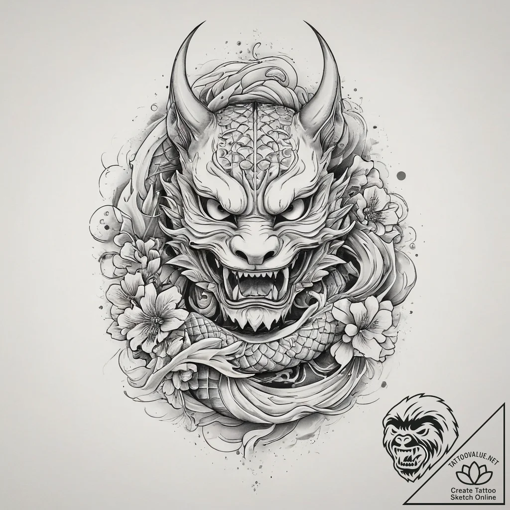 Tattoo sketch cosplay character mask, tattoo... - tattoo sketch (№1759888637_0, 08.10.2025 01:57) — tattoovalue.net