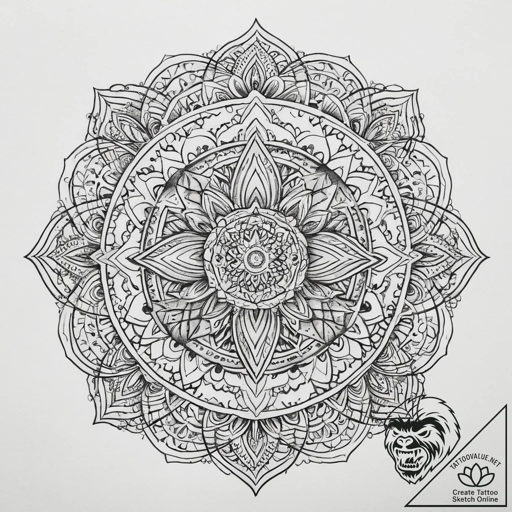 Tattoo sketch blessed being, tattoo drawing o... - tattoo sketch (№1759889287_0, 08.10.2025 02:08) — tattoovalue.net