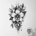 Tattoo sketch cyclamen, artistic tattoo sketc… – tattoo sketch (№1759890154_0, 08.10.2025 02:22) — tattoovalue.net