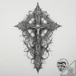 Tattoo sketch mystical redemption, artistic t… – tattoo sketch (№1759890371_0, 08.10.2025 02:26) — tattoovalue.net