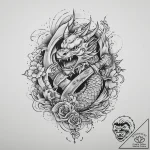 Tattoo sketch firefighter axe, artistic tatto… – tattoo sketch (№1759891020_0, 08.10.2025 02:37) — tattoovalue.net