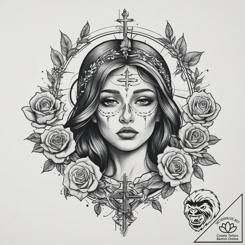 Tattoo sketch gethsemane scene, tattoo sketch... - tattoo sketch (№1759892539_0, 08.10.2025 03:02) — tattoovalue.net