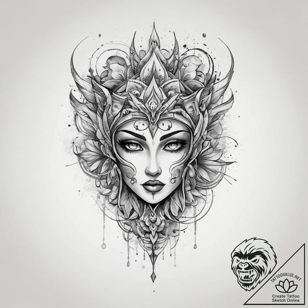 Tattoo sketch metal, artistic tattoo sketch,... - tattoo sketch (№1759893408_0, 08.10.2025 03:16) — tattoovalue.net