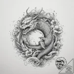 Tattoo sketch gray, concept art for tattoo, c… – tattoo sketch (№1759895585_0, 08.10.2025 03:53) — tattoovalue.net