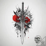 Tattoo sketch sword, tattoo flash sheet desig… – tattoo sketch (№1759896232_0, 08.10.2025 04:03) — tattoovalue.net