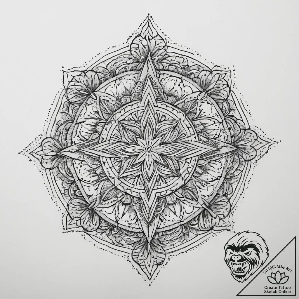 Tattoo sketch sparkle, concept art for tattoo... - tattoo sketch (№1759896663_0, 08.10.2025 04:11) — tattoovalue.net