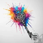Tattoo sketch hands with a key, tattoo drawin… – tattoo sketch (№1759898185_0, 08.10.2025 04:36) — tattoovalue.net