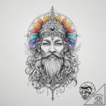 Tattoo sketch mystical guru, tattoo sketch de… – tattoo sketch (№1759901646_0, 08.10.2025 05:34) — tattoovalue.net
