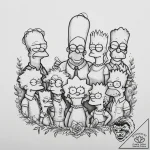 Tattoo sketch the simpsons family portrait, a… – tattoo sketch (№1759903155_0, 08.10.2025 05:59) — tattoovalue.net