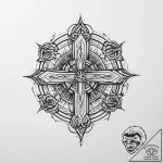Tattoo sketch holy beginning, ink illustratio… – tattoo sketch (№1759907673_0, 08.10.2025 07:14) — tattoovalue.net