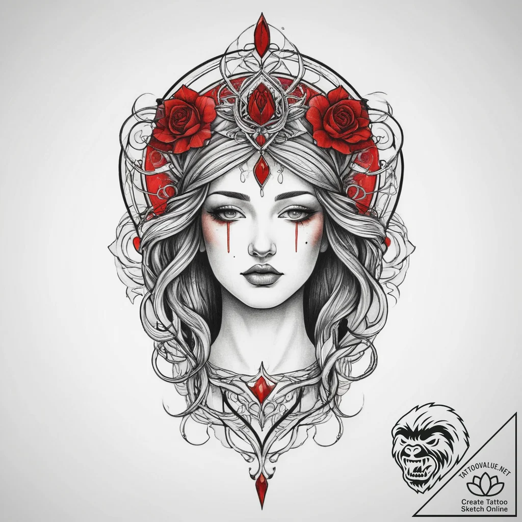 Tattoo sketch holy beginning, tattoo drawing... - tattoo sketch (№1759907891_0, 08.10.2025 07:18) — tattoovalue.net