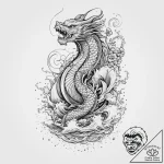 Tattoo sketch kitesurfing on water, tattoo li… – tattoo sketch (№1759908106_0, 08.10.2025 07:21) — tattoovalue.net