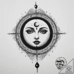 Tattoo sketch moon phases, tattoo sketch desi… – tattoo sketch (№1759908541_0, 08.10.2025 07:29) — tattoovalue.net