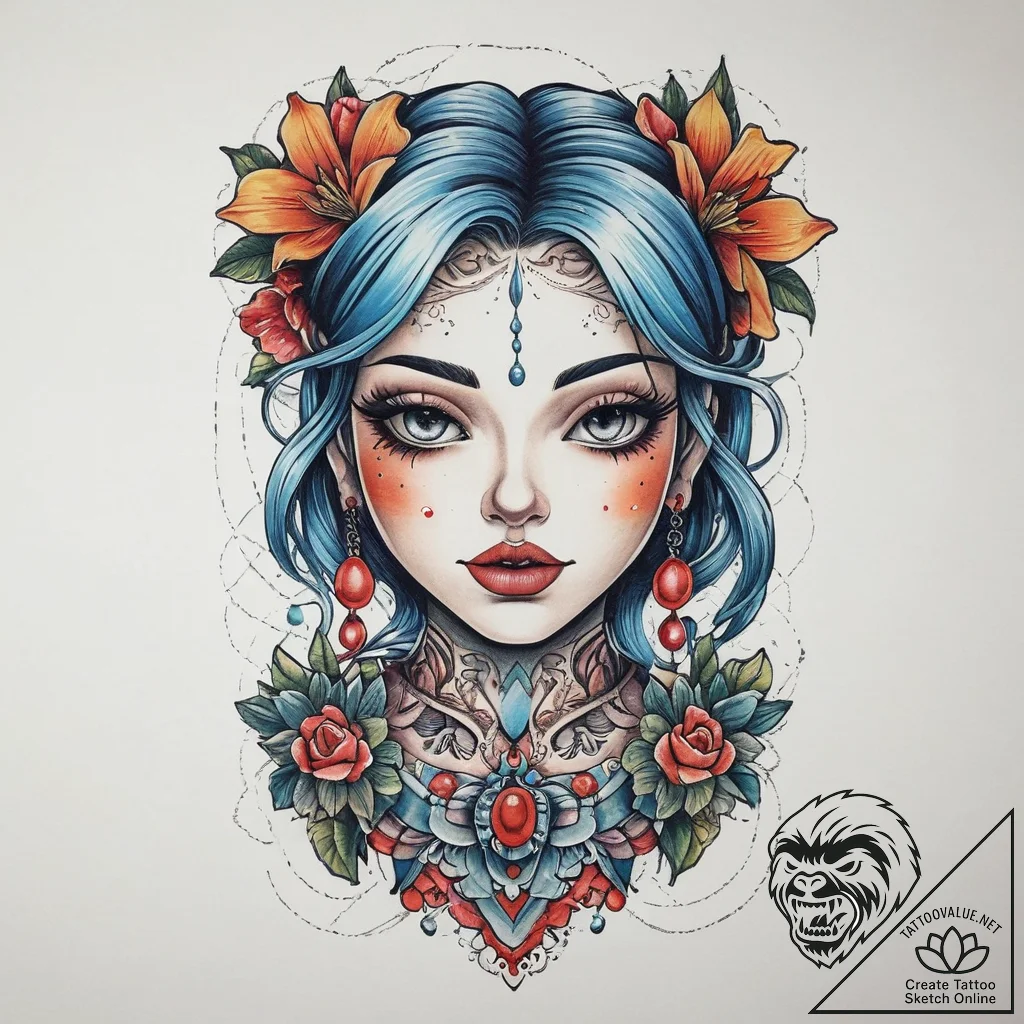 Tattoo sketch doll making a puppet, tattoo li... - tattoo sketch (№1759908975_0, 08.10.2025 07:36) — tattoovalue.net