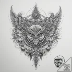 Tattoo sketch blessed fable, tattoo drawing o… – tattoo sketch (№1759910760_0, 08.10.2025 08:06) — tattoovalue.net