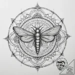 Tattoo sketch fairy with firefly, tattoo line… – tattoo sketch (№1759915098_0, 08.10.2025 09:18) — tattoovalue.net