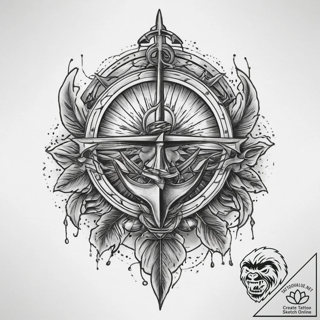 Tattoo sketch light, tattoo drawing outline,... - tattoo sketch (№1759917704_0, 08.10.2025 10:01) — tattoovalue.net