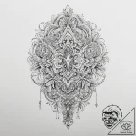 Tattoo sketch key with a quote, tattoo sketch… – tattoo sketch (№1759917920_0, 08.10.2025 10:05) — tattoovalue.net