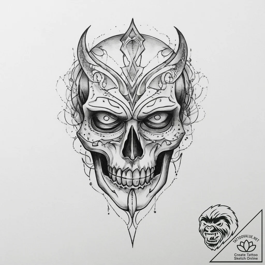 Tattoo sketch phantom, tattoo drawing outline... - tattoo sketch (№1759919655_0, 08.10.2025 10:34) — tattoovalue.net