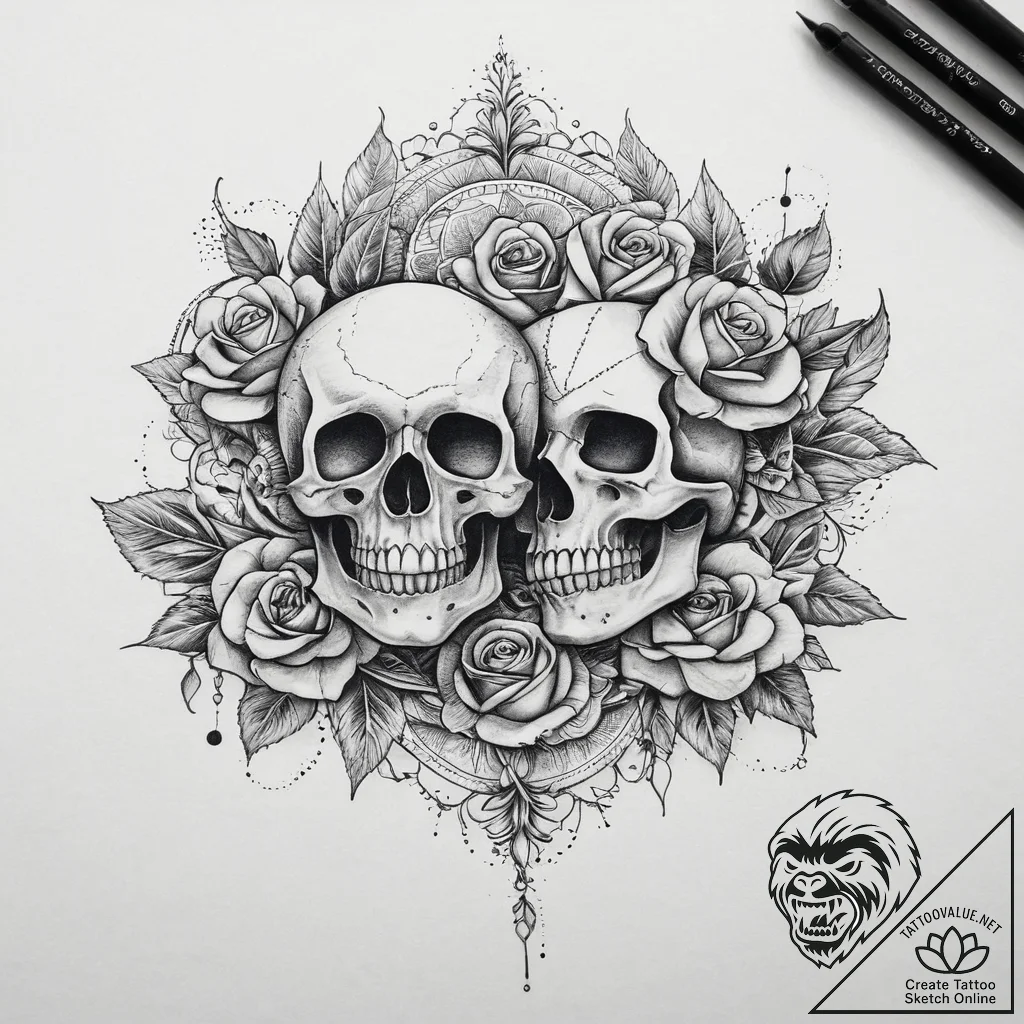 Tattoo sketch puzzle, artistic tattoo sketch,... - tattoo sketch (№1759920087_0, 08.10.2025 10:41) — tattoovalue.net