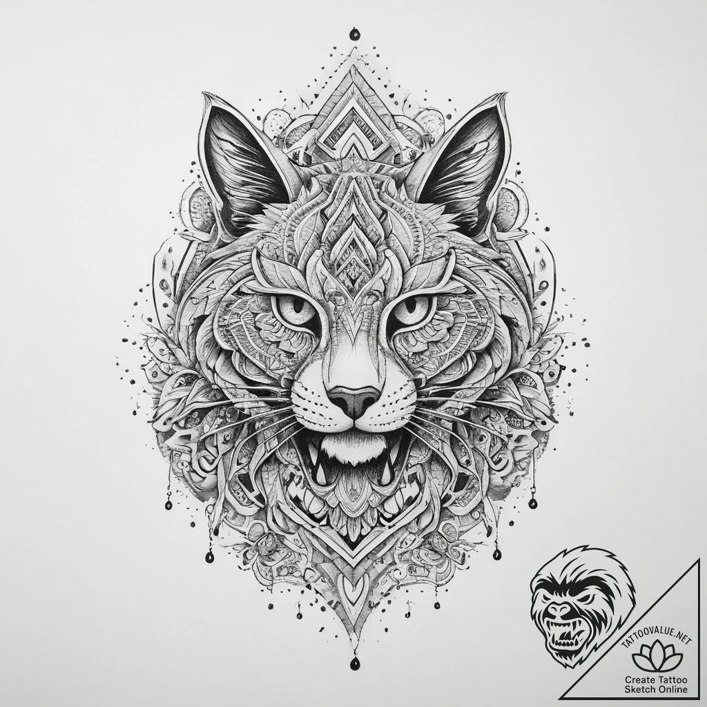 Tattoo sketch black, tattoo flash sheet desig... - tattoo sketch (№1759924197_0, 08.10.2025 11:49) — tattoovalue.net