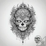 Tattoo sketch lie, tattoo line art, blackwork… – tattoo sketch (№1759924413_0, 08.10.2025 11:53) — tattoovalue.net
