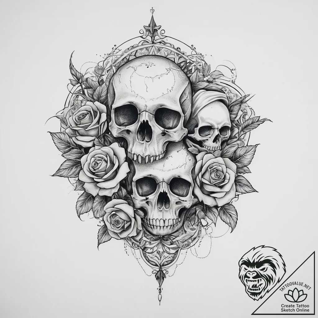 Tattoo sketch lie, tattoo sketch design, mute... - tattoo sketch (№1759924850_0, 08.10.2025 12:00) — tattoovalue.net