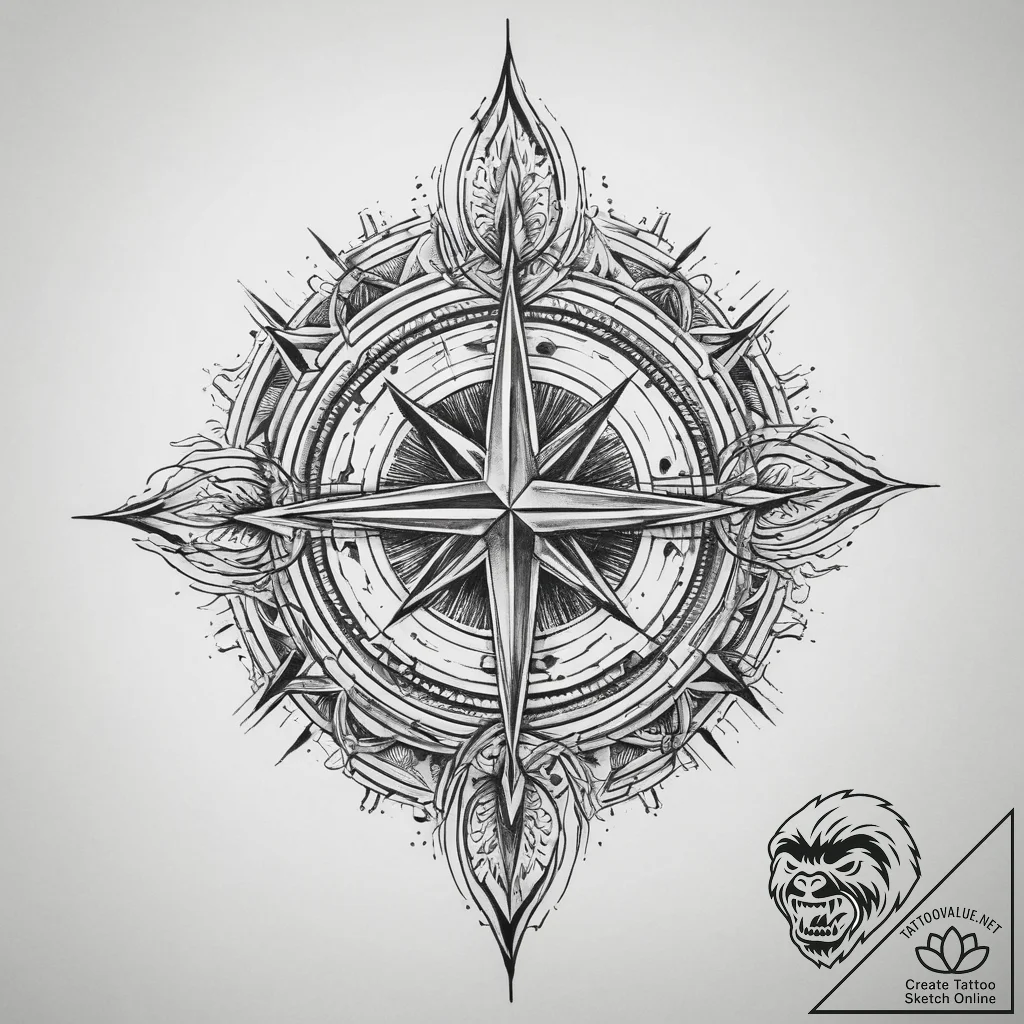 Tattoo sketch cosmic wisdom, concept art for... - tattoo sketch (№1759928104_0, 08.10.2025 12:55) — tattoovalue.net