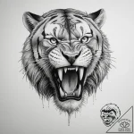 Tattoo sketch sabertooth fish, tattoo drawing… – tattoo sketch (№1759930277_0, 08.10.2025 13:31) — tattoovalue.net