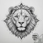 Tattoo sketch leo constellation, concept art… – tattoo sketch (№1759931368_0, 08.10.2025 13:49) — tattoovalue.net