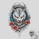 Tattoo sketch cosplay fantasy sword, tattoo s… – tattoo sketch (№1759932667_0, 08.10.2025 14:11) — tattoovalue.net