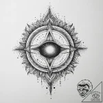 Tattoo sketch cosmic creation, tattoo line ar… – tattoo sketch (№1759933320_0, 08.10.2025 14:22) — tattoovalue.net