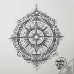 Tattoo sketch cosmic origin, ink illustration… – tattoo sketch (№1759933538_0, 08.10.2025 14:25) — tattoovalue.net