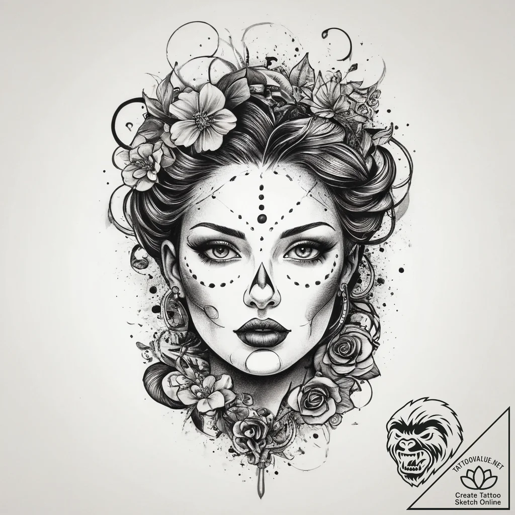 Tattoo sketch nightmare, ink illustration for... - tattoo sketch (№1759934606_0, 08.10.2025 14:43) — tattoovalue.net