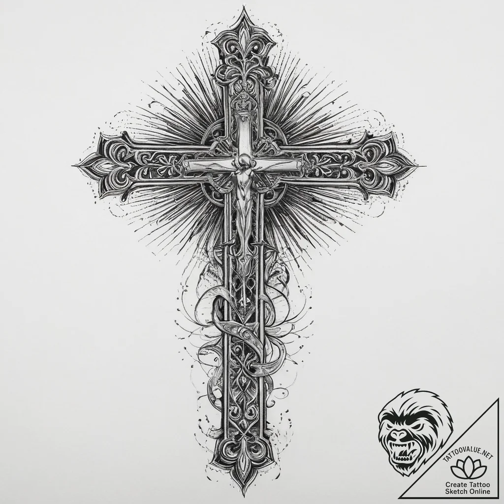 Tattoo sketch spiritual mark, tattoo line art... - tattoo sketch (№1759935504_0, 08.10.2025 14:58) — tattoovalue.net