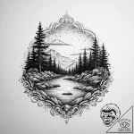 Tattoo sketch узор в виде реки, tattoo sketch… – tattoo sketch (№1759938101_0, 08.10.2025 15:41) — tattoovalue.net