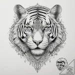 Tattoo sketch tiger stripe, tattoo sketch des… – tattoo sketch (№1759939419_0, 08.10.2025 16:03) — tattoovalue.net