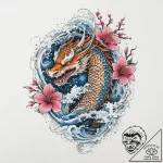 Tattoo sketch cosmic representation, ink illu… – tattoo sketch (№1759941363_0, 08.10.2025 16:36) — tattoovalue.net