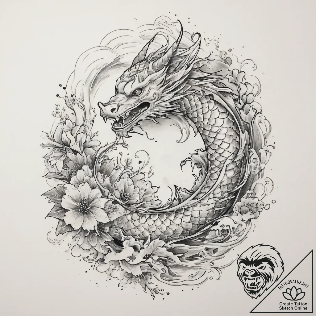 Tattoo sketch sapphire, artistic tattoo sketc... - tattoo sketch (№1759942875_0, 08.10.2025 17:01) — tattoovalue.net