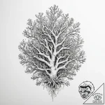 Tattoo sketch coral – tattoo sketch (№1759944609_0, 08.10.2025 17:30) — tattoovalue.net