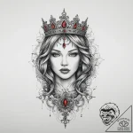 Tattoo sketch hands with a princess, tattoo l… – tattoo sketch (№1759944826_0, 08.10.2025 17:33) — tattoovalue.net
