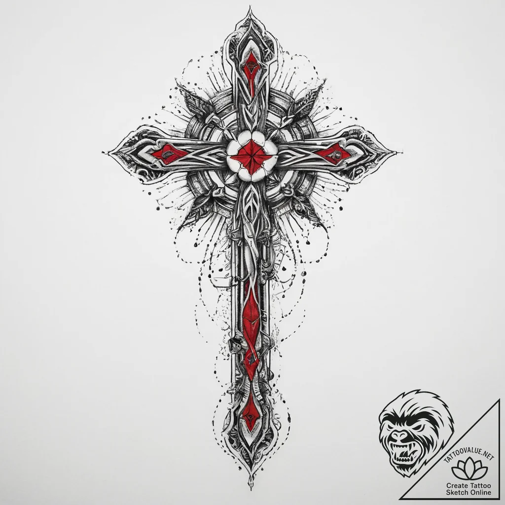 Tattoo sketch mystical entity, concept art fo... - tattoo sketch (№1759945264_0, 08.10.2025 17:41) — tattoovalue.net